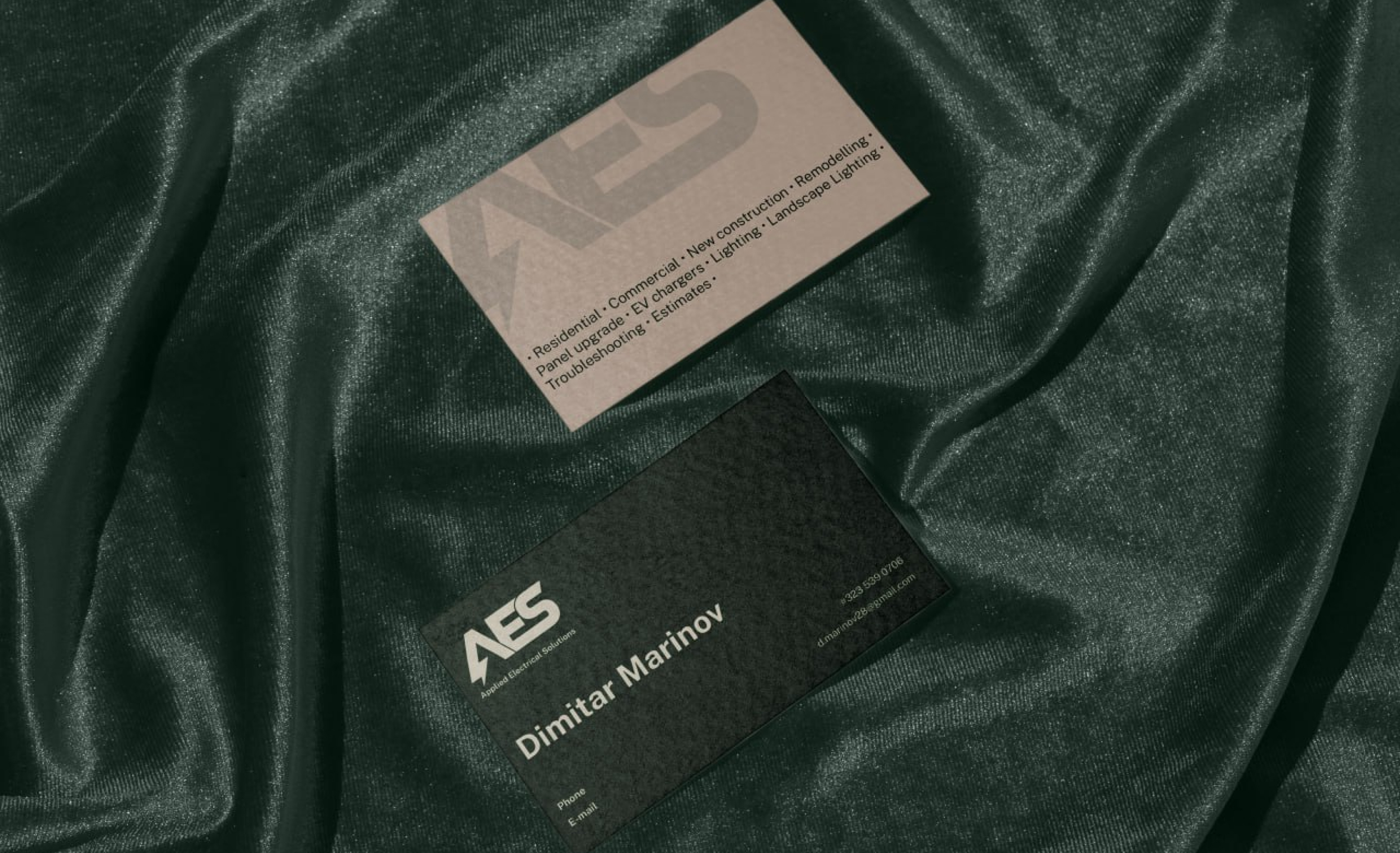 AES business cards